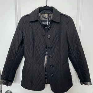Burberry Black Quilted Puffer Jacket
